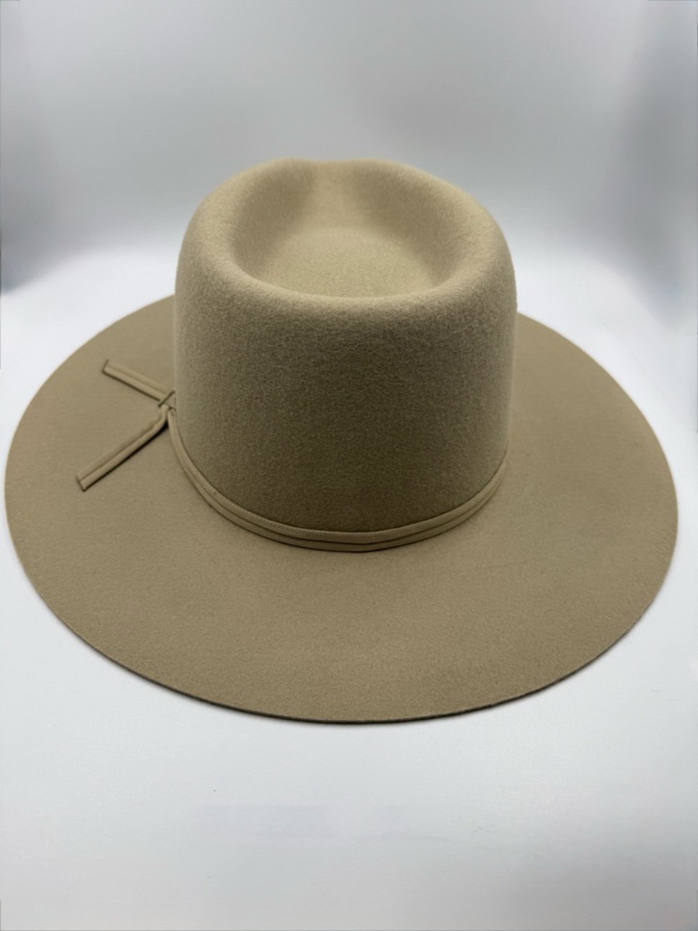 Brixton Cohen Cowboy Hat In Sand Unisex Size M 7 1/4 Western Boho Neutral Wool